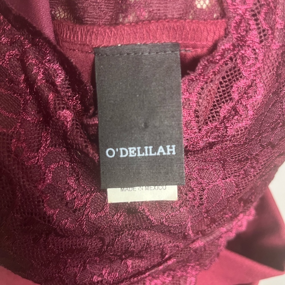 O’DELILAH PROM DRESS Mid length dress with cut out middle EUC - Picture 15 of 17